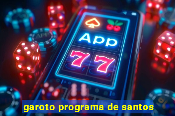 garoto programa de santos